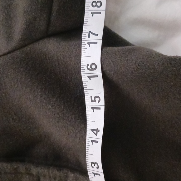 I.N. San Francisco militant green double buttoned jacket coat womens size medium - Picture 9 of 13